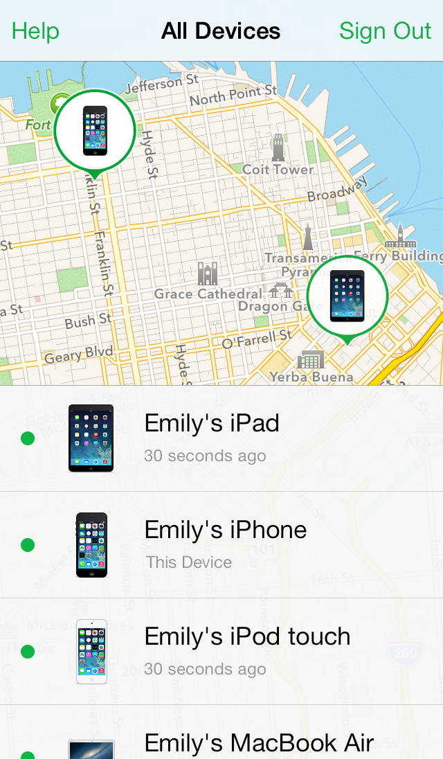 Find My iPhone App Gets New iOS 7 Design