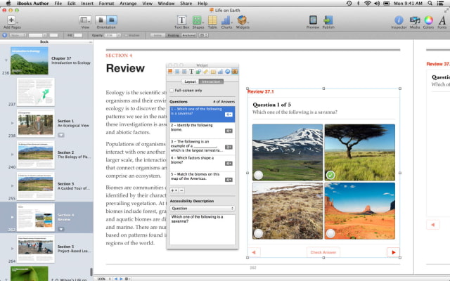 iBooks Author Now Lets You Preview Books in iBooks for Mac