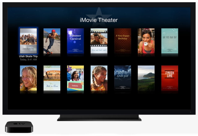 Apple Adds iMovie Theater to the Apple TV