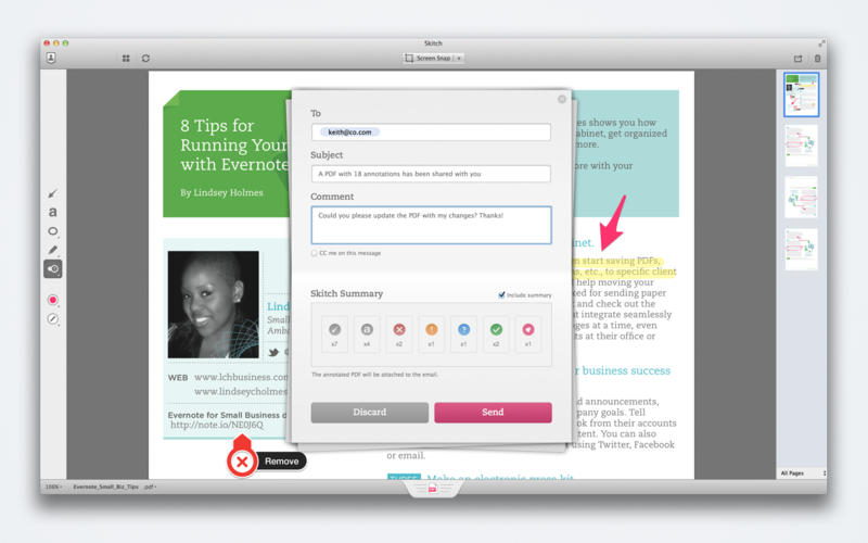 Skitch is Updated With OS X Mavericks Compatibility, Redesigned Toolbar, More