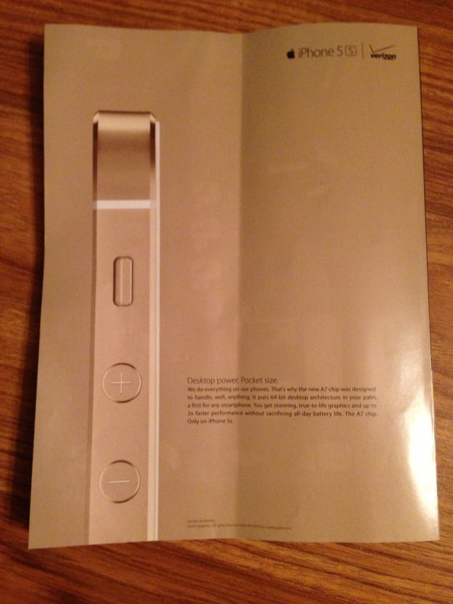 Apple Highlights Its 64-Bit A7 Chip in New iPhone 5s Magazine Ad [Photo]