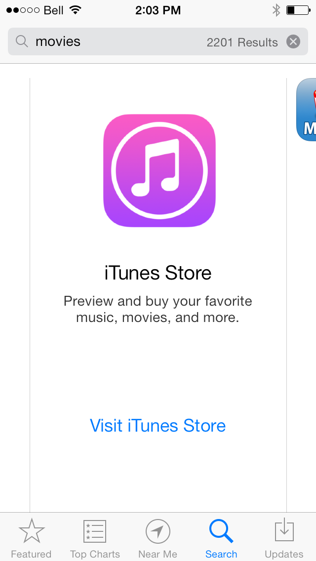 Apple Begins Advertising Stock iOS Apps in App Store Search Results