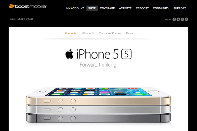 Boost Mobile to Offer iPhone 5s and iPhone 5c at $100 Discount