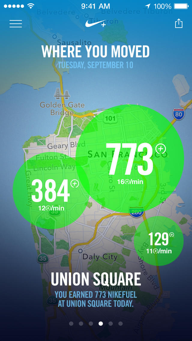 New Nike+ Move App Uses the iPhone 5s M7 Coprocessor to Capture Your Every Move