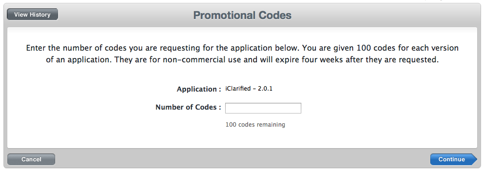 Developers Can Now Generate 100 Promo Codes for Each Version of an App