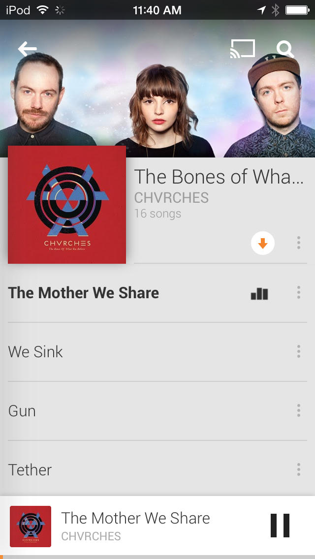 Google Play Music App Officially Released for iOS