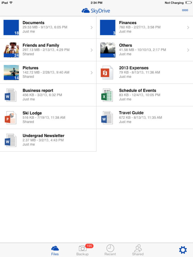 Microsoft SkyDrive App is Redesigned for iOS 7, Gets New Camera Backup Feature