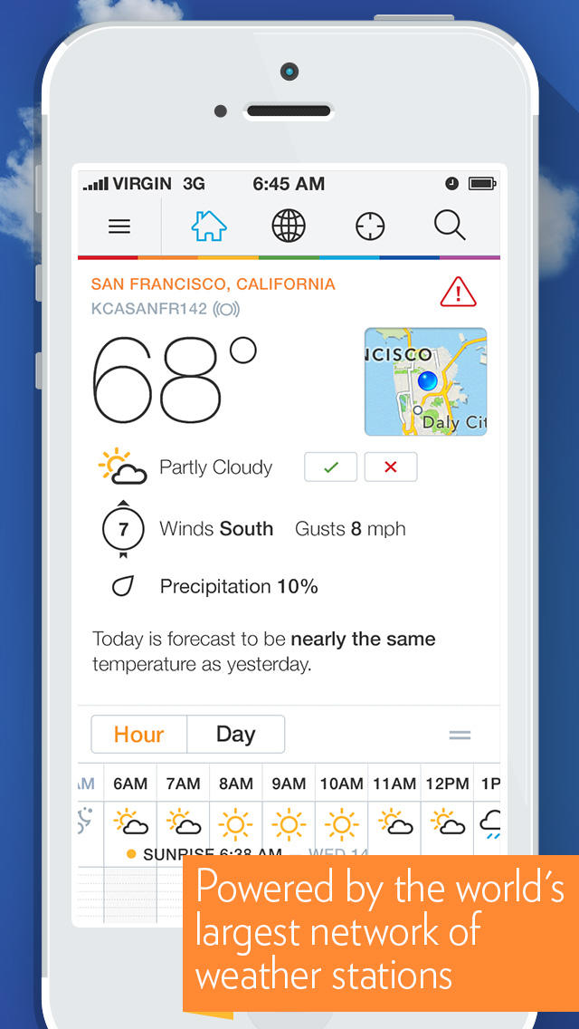 Weather Underground App Gets Crowd Sourced Weather Reports, iOS 7 Design