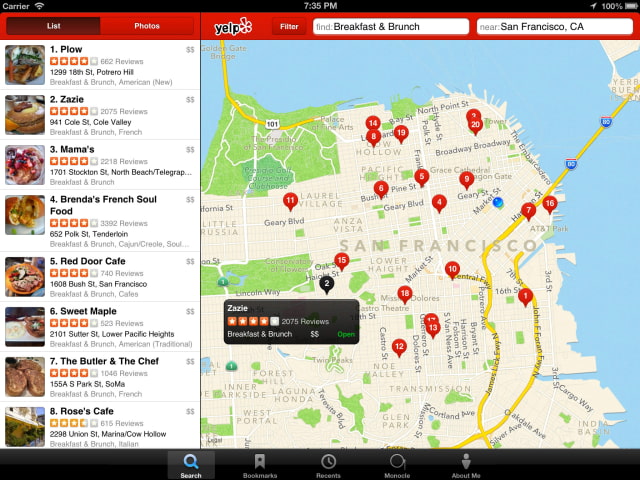 Yelp App Now Lets You Make Reservations at More Restaurants With SeatMe