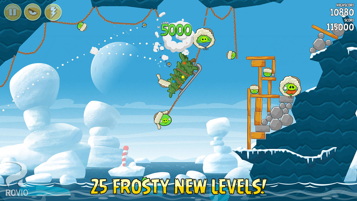 Angry Birds Seasons is Updated With New Arctic Eggspedition Levels