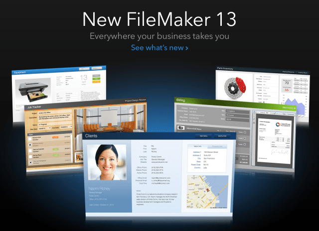 FileMaker Launches FileMaker 13 Platform for iOS, OS X, Windows
