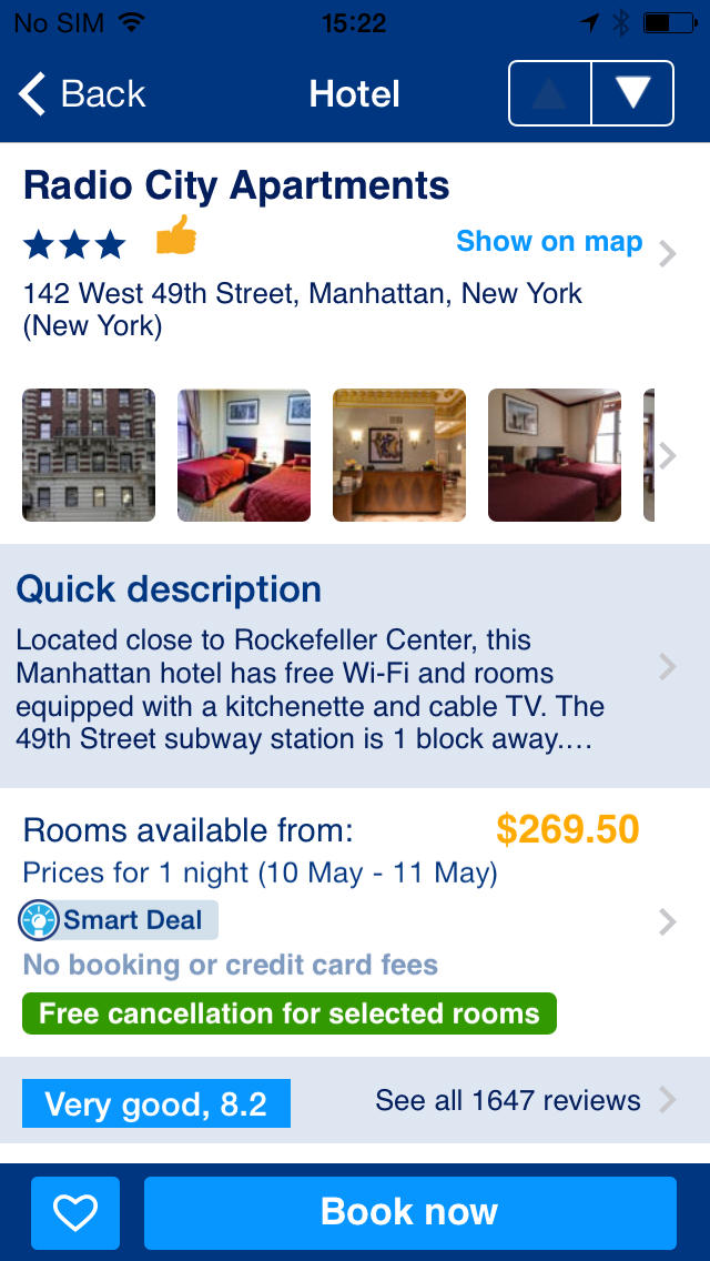 Booking.com App is Updated With a New Design for iOS 7