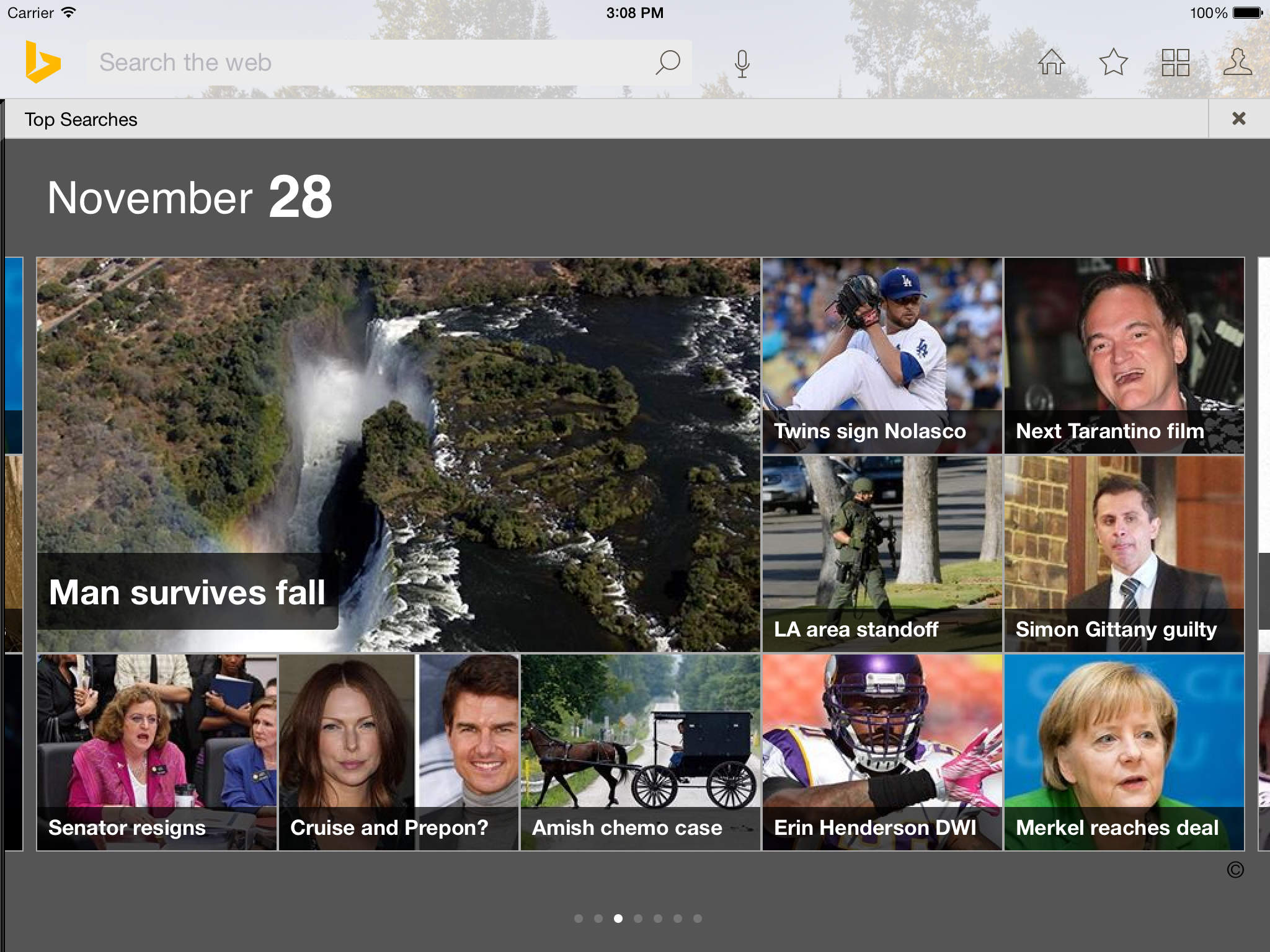 Bing for iPad Updated for iOS 7, Lets You Earn Bing Rewards for Searches, New Gift Finder