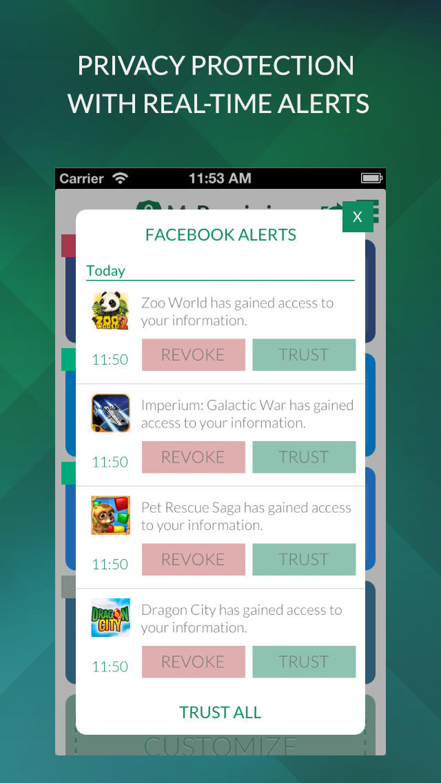 MyPermissions App Offers Real-Time Alerts When New Services Are Accessing Your Information