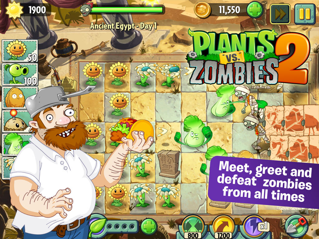 Plants vs. Zombies 2 is Updated With a New Map, New Foe, Turbo, More