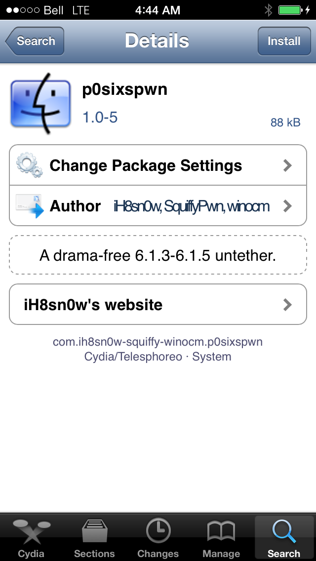 Untether Package for iPhone 4, iPhone 3GS, and iPod Touch 4G Released in Cydia