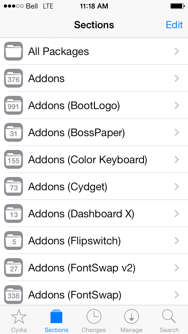 Cydia Has Been Updated With a New Design for iOS 7!