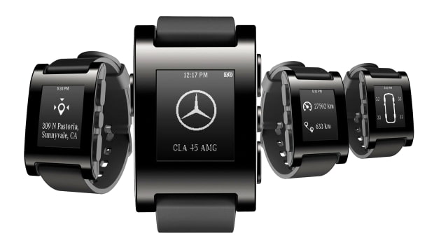 Mercedes-Benz Announces Partnership With Pebble to Integrate Smartwatch With Vehicles