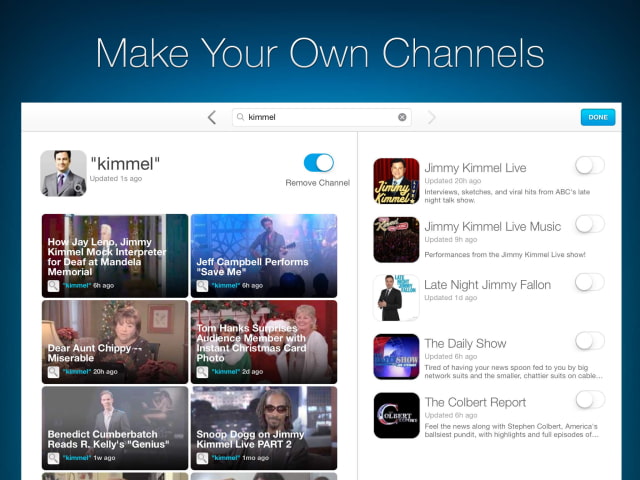 Frequency Internet Video App Gets Updated With Search, Ability to Create Your Own Channel
