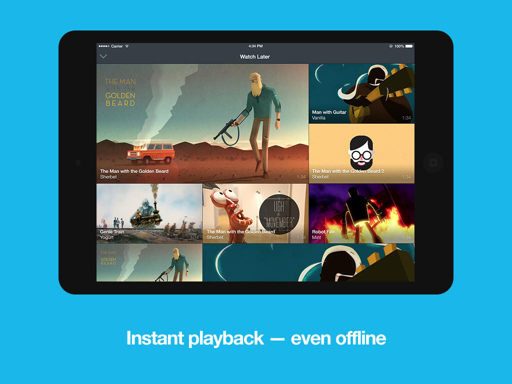 Vimeo Updated to Bring Search Back to iPad, Tap and Hold Thumbnails to Share 