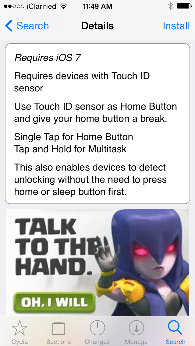 Virtual Home Tweak Lets iPhone 5s Users Touch Home Button Instead of Pressing