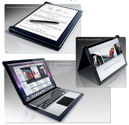 Foldable MacBook Touch Mockup