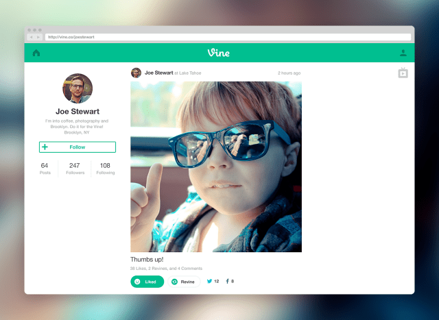 Twitter Introduces Vine for the Web, New TV Mode