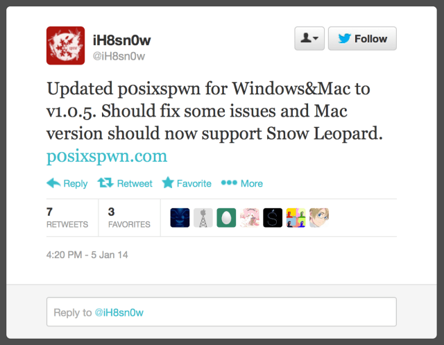 P0sixspwn Untethered Jailbreak is Updated With Fixes, Snow Leopard Support