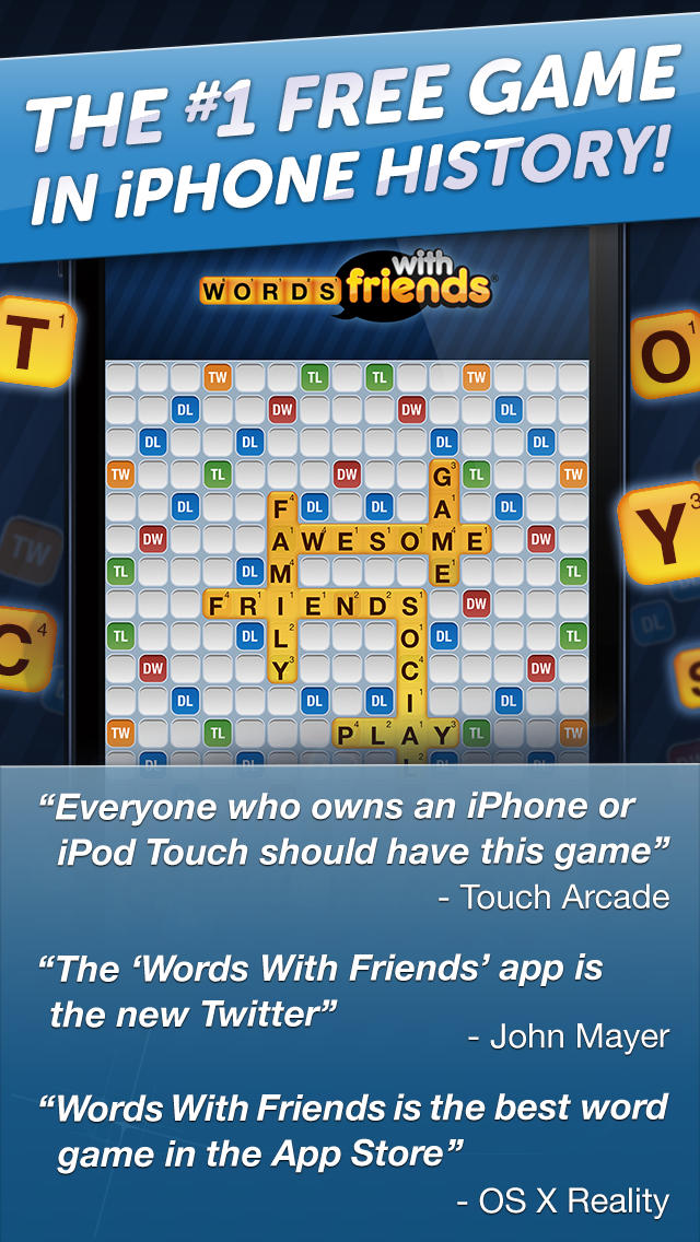 Words With Friends 7 Released With New iOS 7 Design, Improved Performance and Stability