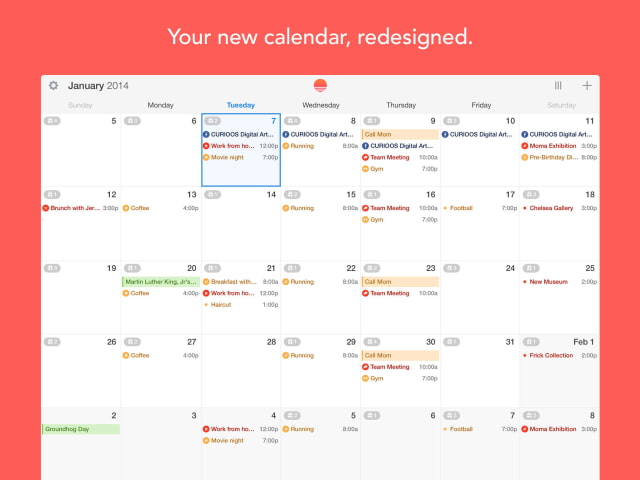 Sunrise Calendar App Gets iPad Support, Week View, Background Updates