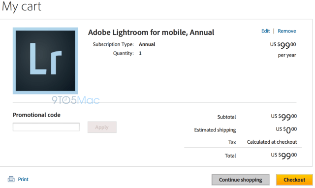 Lightroom for iPad Briefly Appears on Adobe&#039;s Site, Will Likely Launch Soon