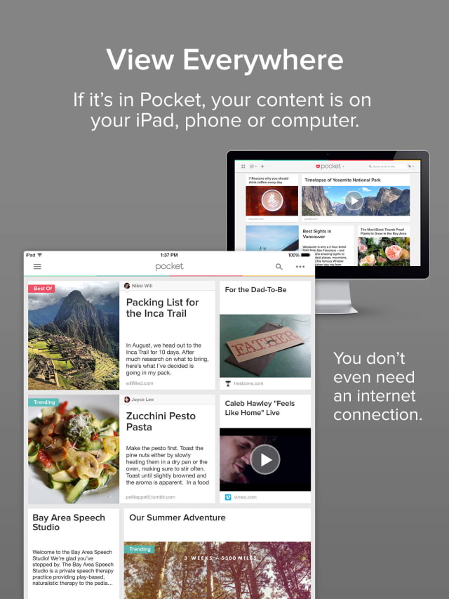 Pocket App Updated With Improved AirPlay Support