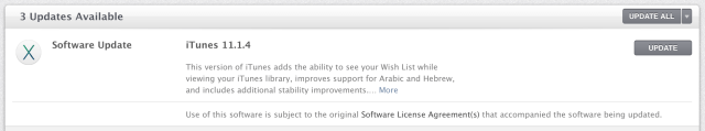 Apple Releases iTunes 11.1.4 Bringing Wish List in Library, Better Hebrew &amp; Arabic Support