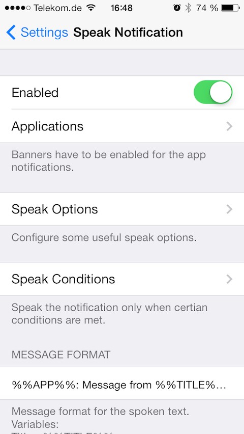 Speak Notification Tweak Reads Any iOS 7 Notification Out Loud