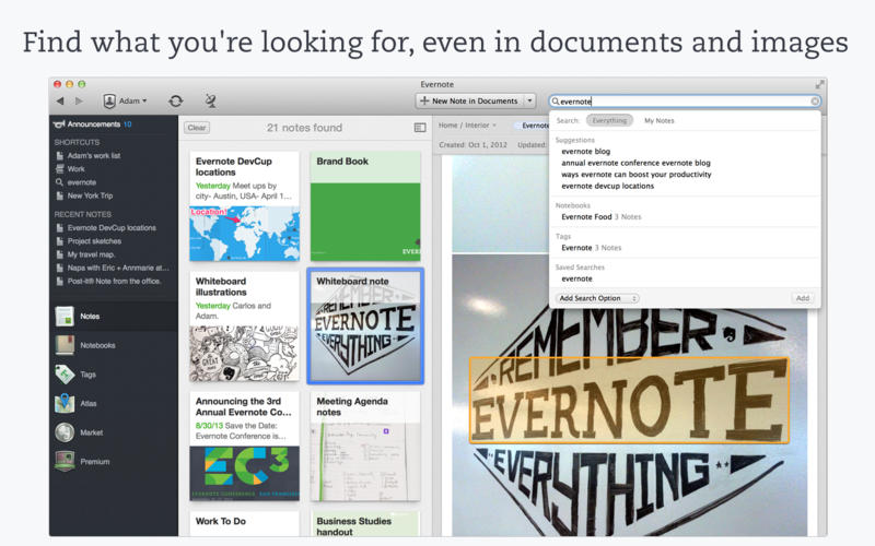 Evernote for Mac is Updated With New &#039;Descriptive Search&#039; Feature