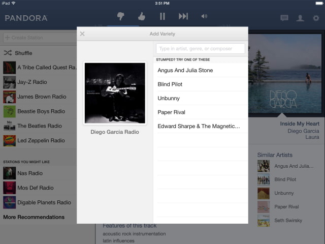Pandora Radio Gets Sleep Timer for iPad, Offers Personalized Updates via Push Notifications