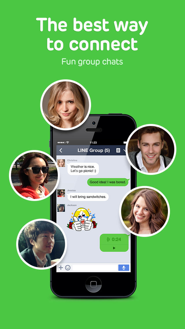 LINE Messaging App Gets Flat Design, Theme Shop, Improved Voice Call Quality