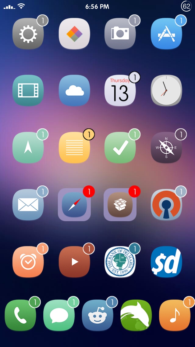 ColorBadges Tweaks Colorizes Your App Badges Based on the App Icon