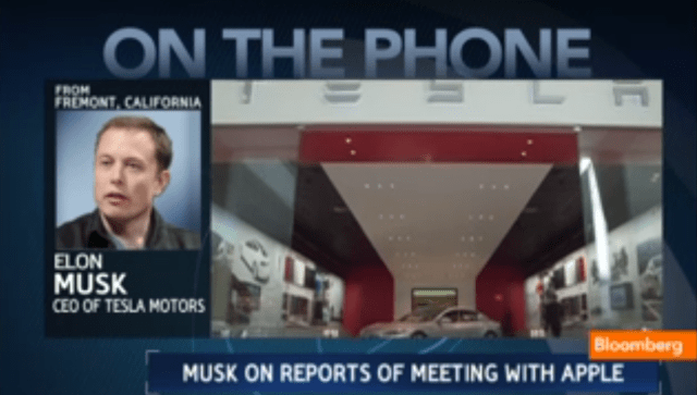 Tesla CEO Elon Musk Confirms Talks With Apple [Video]