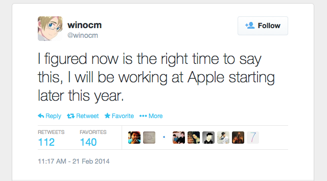 Jailbreak Hacker Winocm is Going to Work for Apple