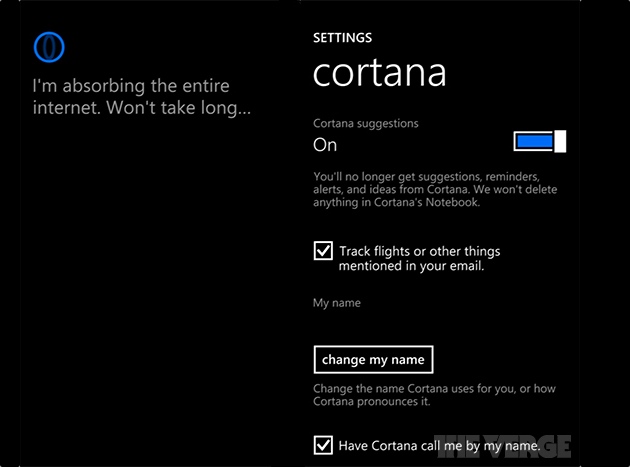 Leaked Screenshots Reveal Cortana, Microsoft&#039;s Answer to Siri [Images]