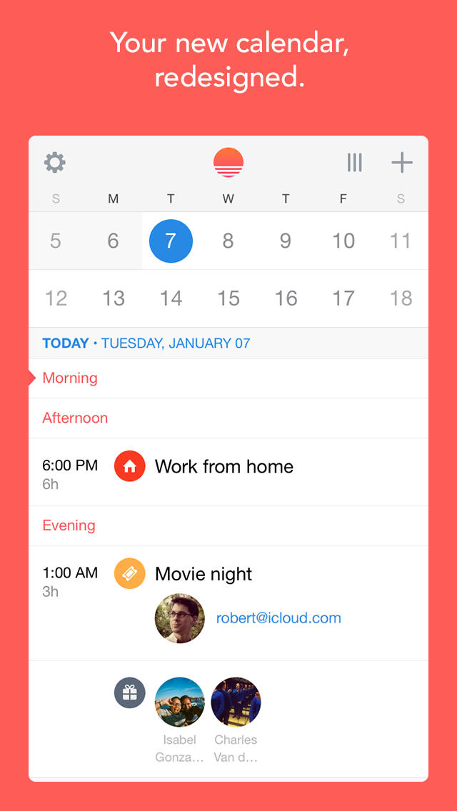 Sunrise Calendar Gets Microsoft Exchange Calendar Support