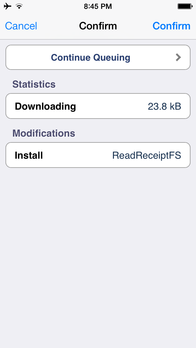 ReadReceiptFS Adds an iMessage Read Receipt Toggle to Control Center