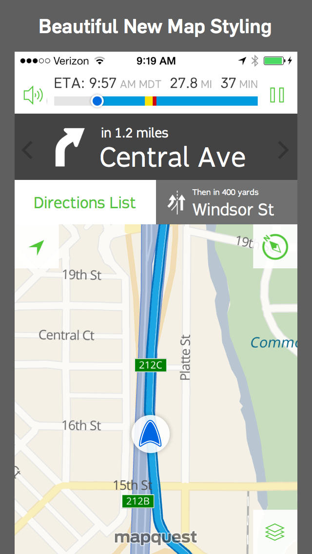 MapQuest App Gets More Accurate ETAs and New Tile Caching Feature