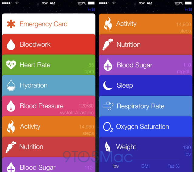 iOS 8 Healthbook App Detailed? [Images]