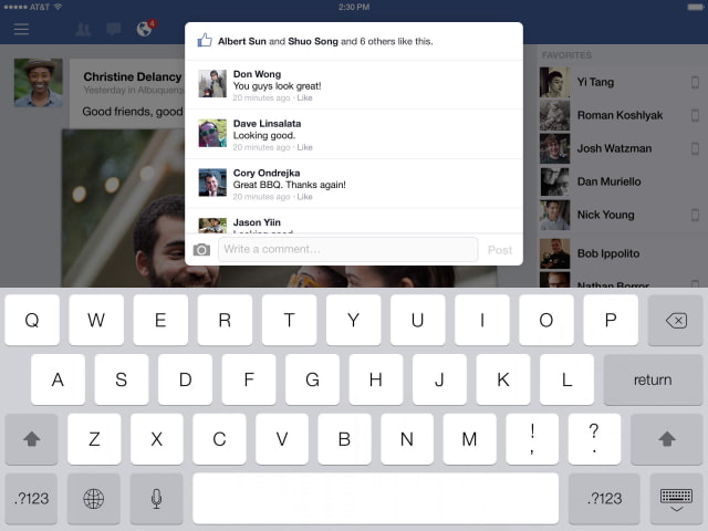Facebook App Gets Updated Design for Posting on iPad, Other Improvements
