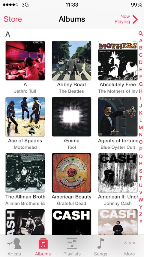 Aria Tweak Enhances the iOS Music App With Queuing, Grids, Endless Playing, More
