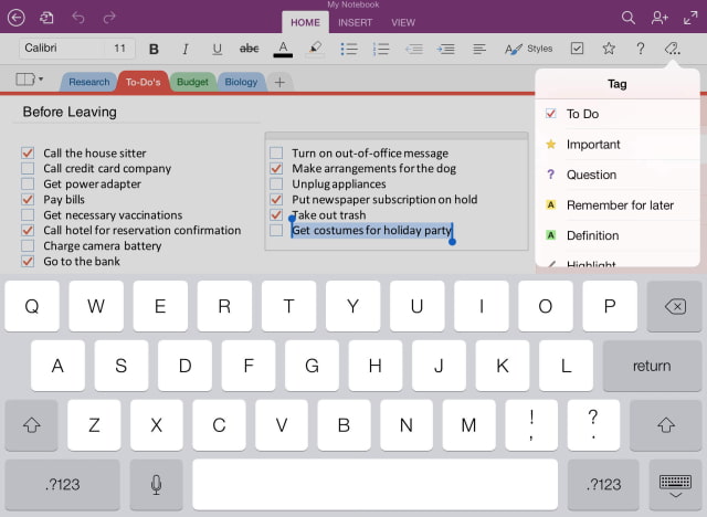 Microsoft OneNote for iPad Gets Redesigned for iOS 7