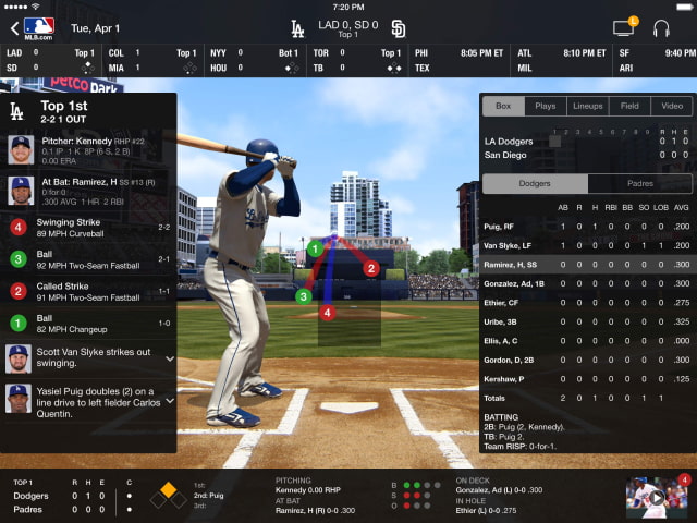 MLB.com At Bat Gets Updated With Support for the 2014 Season, Expanded Instant Replay