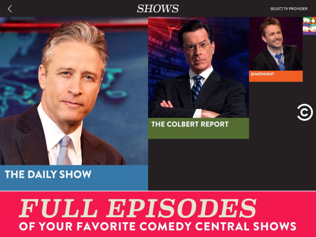 New Comedy Central App Released for iOS